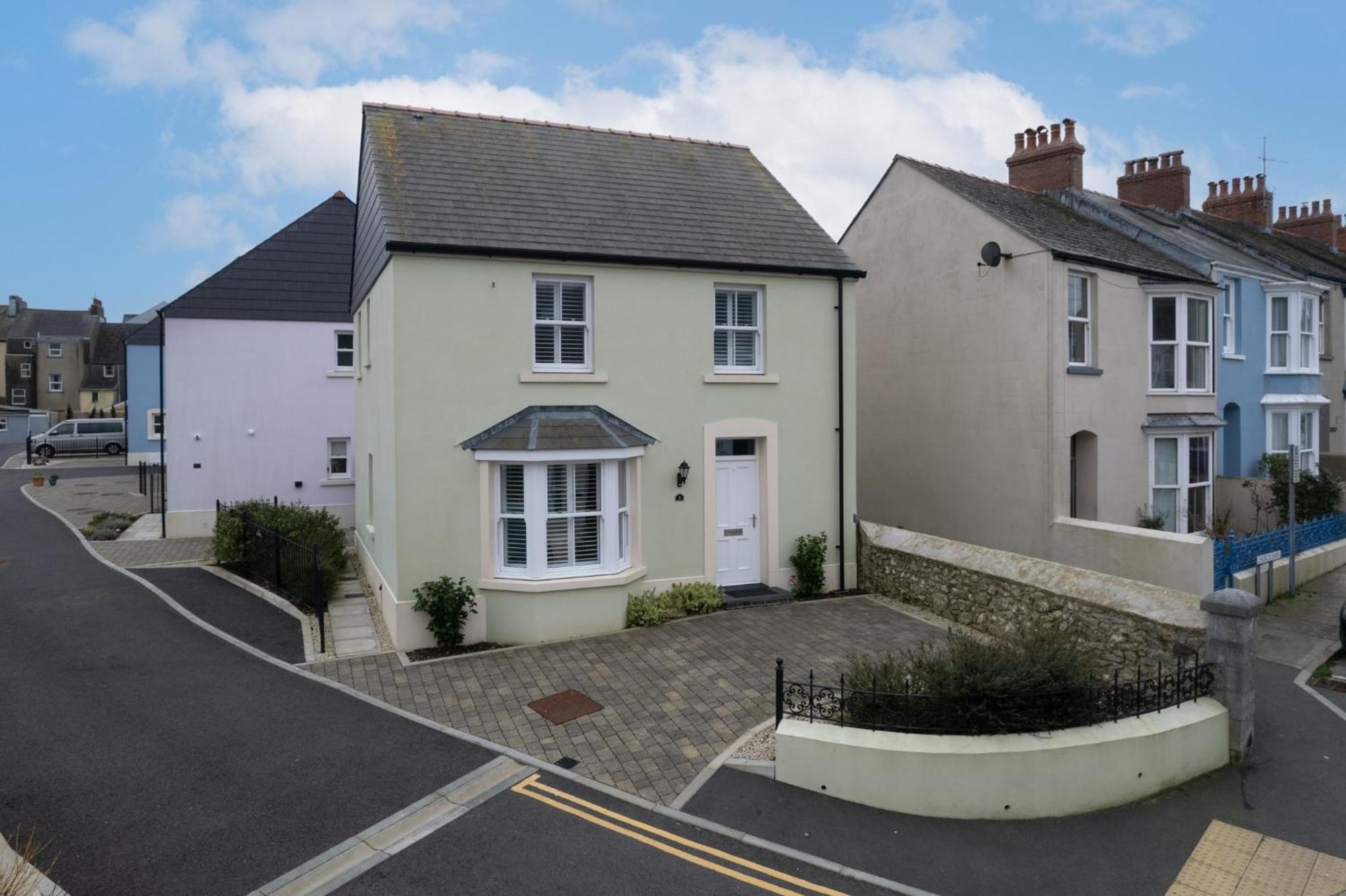 Cottage Mews - Seaside Cottage Parking Terrace Tenby Dış mekan fotoğraf